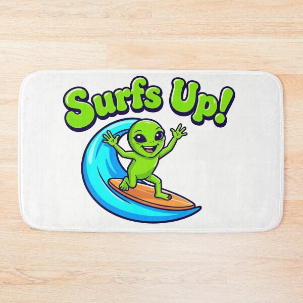 Item preview, Surf's Up - Surfing Alien designed and sold by HiddenCitadel.