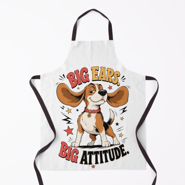 Item preview, Big Ears Big Attitude Funny Beagle Dog T-Shirt Design designed and sold by Tong4130.