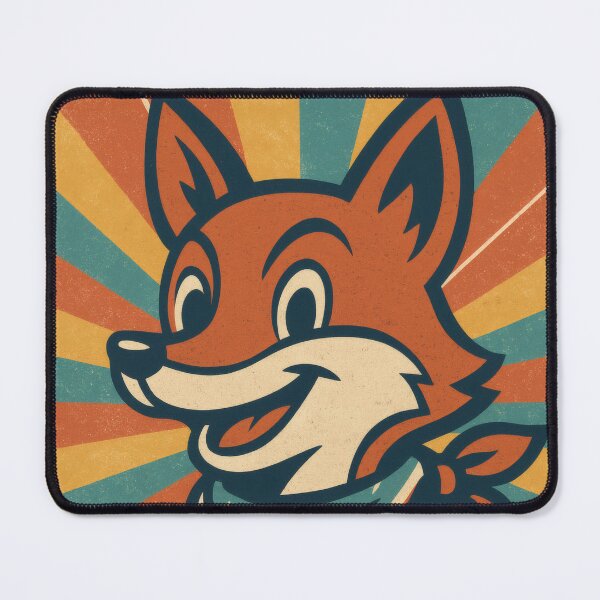 Item preview, Loyal and True Patriotic Fox | Bold American Flag Illustration | Vintage USA Americana Wall Art designed and sold by PaintedPixels01.