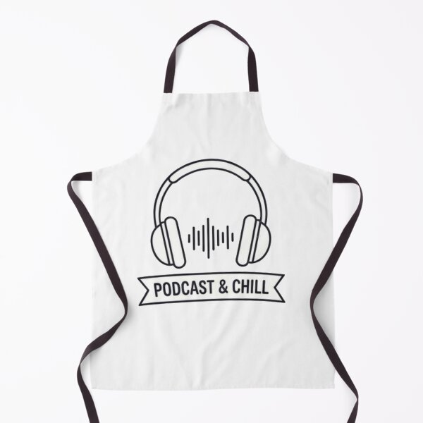 Item preview, Podcast and Chill Headphones Audio Waveform Aesthetic designed and sold by Rehnair.