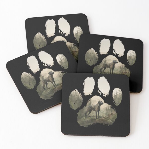 Item preview, Funny Irish Wolfhound Paw Foggy Mountain Tree Mom Dad Kids designed and sold by rafaeltto.