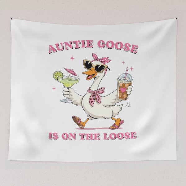 Item preview, Auntie Goose Is On The Loose Funny Goose designed and sold by studio-ssaam.