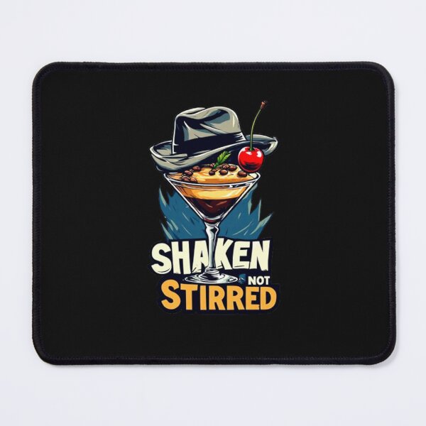 Item preview, 007 Fedora Hat Espresso Martini Shaken Not Stirred James Bond Vintage designed and sold by Shift-Bloom.