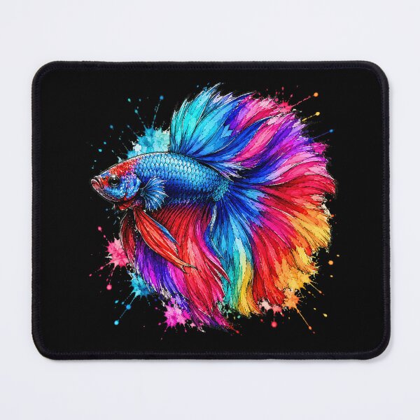 Item preview, Colorful Betta Fish Watercolor Art – Vibrant Tropical Fish Illustration designed and sold by ColorSplash123.