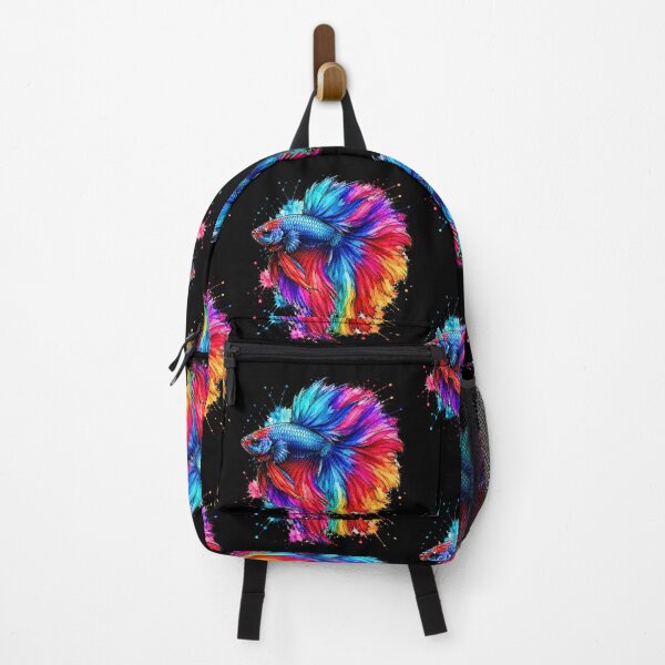 Item preview, Colorful Betta Fish Watercolor Art – Vibrant Tropical Fish Illustration designed and sold by ColorSplash123.