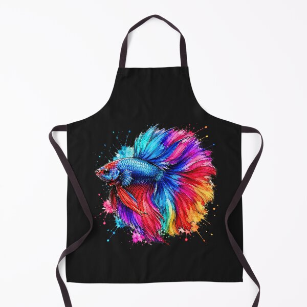 Item preview, Colorful Betta Fish Watercolor Art – Vibrant Tropical Fish Illustration designed and sold by ColorSplash123.