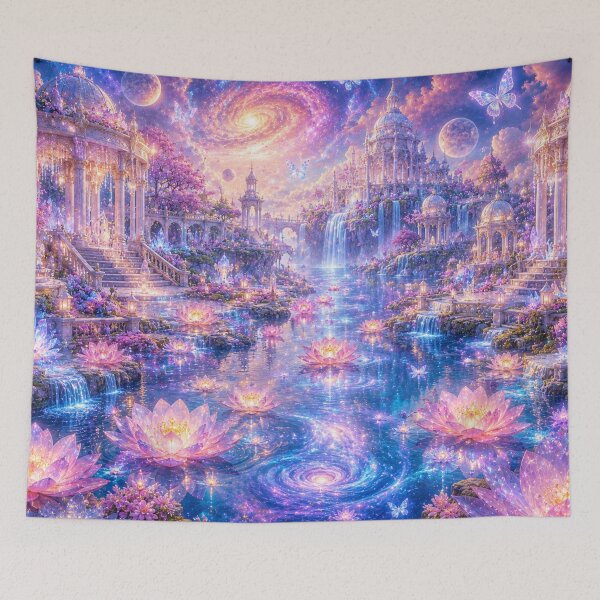 Item preview, Celestial Lotus Kingdom designed and sold by Gold&pixels.