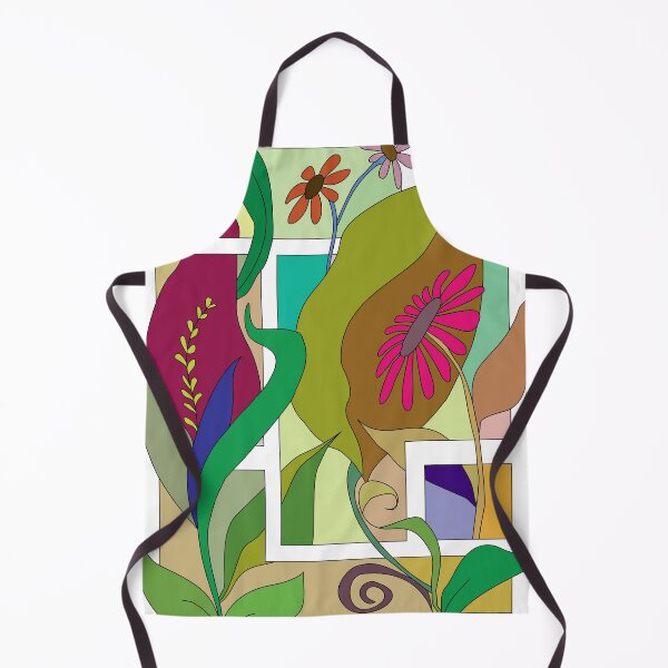 Item preview, Vintage Mid Century Modern Geometric Florals designed and sold by laxmanrajart.