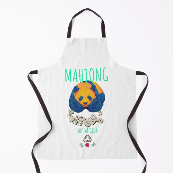 Item preview, Mahjong Panda Social Club - Cute Sleeping Bear Mahjongg Player designed and sold by Whimsy Trail Co.