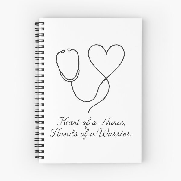 Item preview, Heart of a Nurse Hands of a Warrior Shirt, Minimalist Stethoscope Line Art Tee, Modern Nurse Gift T-Shirt, Simple Nurse Heart Graphic designed and sold by TshirtsLabs.