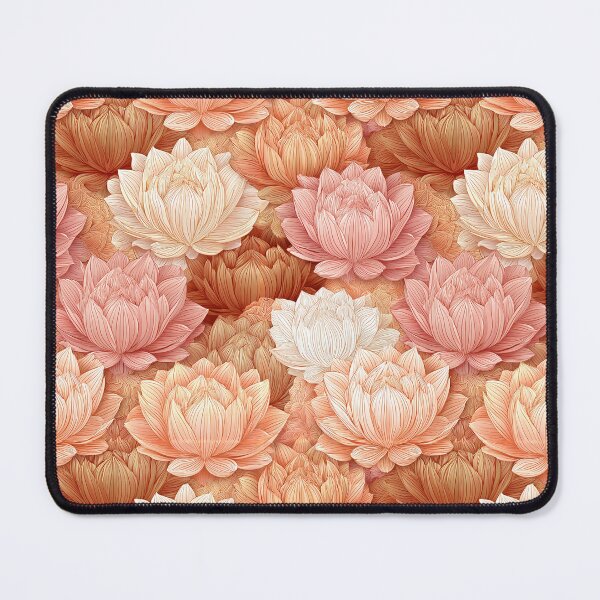Item preview, Charming Lotus Floral - Flower Bouquet Pattern - Retirement Gifts for Wife designed and sold by RoyalStarsPatts.