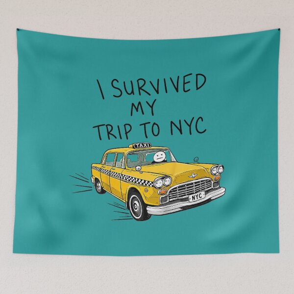 Item preview, Funny I Survived My Trip to NYC designed and sold by CriseldaBruning.