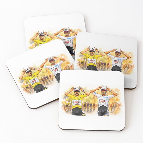 Item preview, Tadej Pogacar and Isaac del Toro tour de france  designed and sold by cyclingmania.