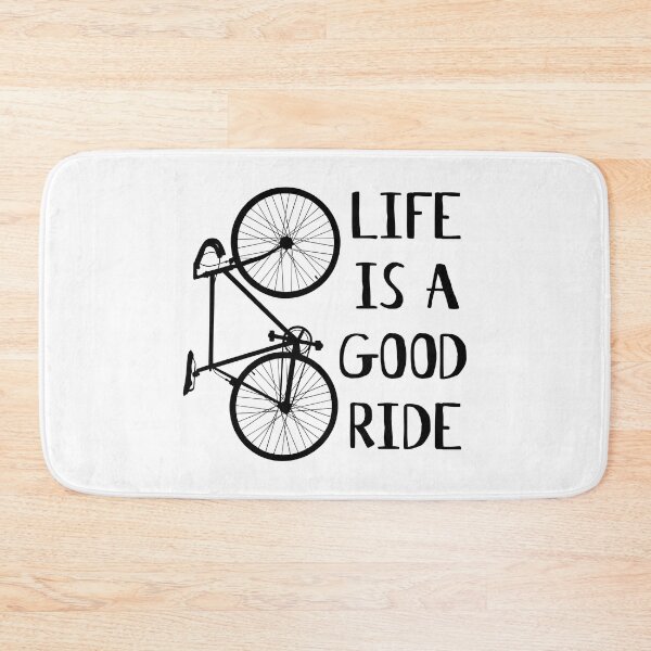 Item preview, Life is a good ride Man Bike, Black print designed and sold by Bike-Like-Art.