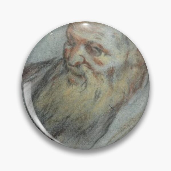 Item preview, Bust-Length Study of a Bearded Man with Cap designed and sold by SharonTheFirst.
