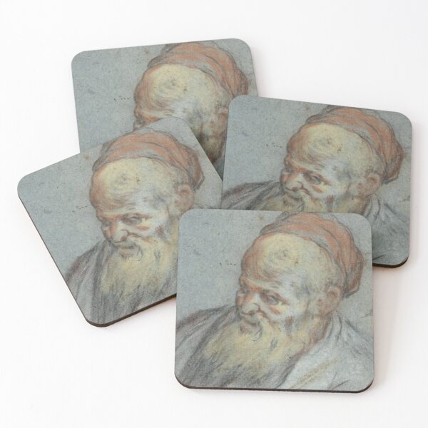 Item preview, Bust-Length Study of a Bearded Man with Cap designed and sold by SharonTheFirst.