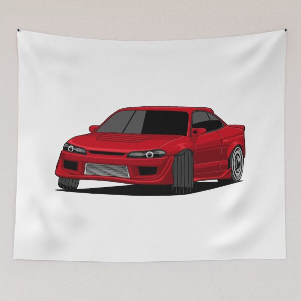 Item preview, Nissan S15 Silvia Red designed and sold by vektoranda.
