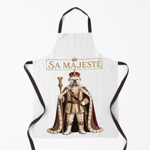 Item preview, Sa Majeste - Royal Bulldog King Portrait designed and sold by dogmanity.