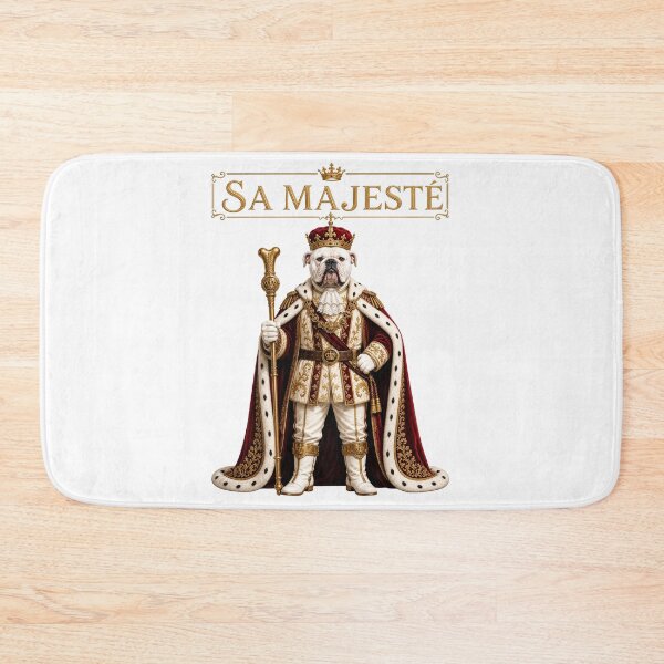 Item preview, Sa Majeste - Royal Bulldog King Portrait designed and sold by dogmanity.