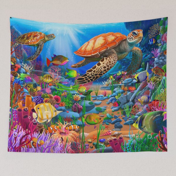 Item preview, Wondrous Ocean World designed and sold by GeraldNewtonArt.