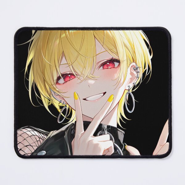 Item preview, Edgy Blonde Anime Girl Portrait in Yellow Streetwear designed and sold by Sergii Davydenko.