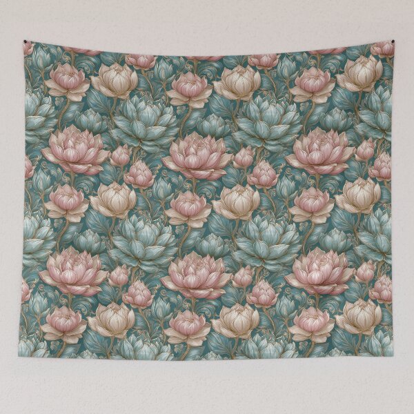Item preview, Charming Lotus Floral  - Botanical Garden Pattern - Retirement Gifts for Dad designed and sold by RoyalStarsPatts.
