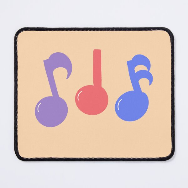 Item preview, Cute Colorful Music Notes Small Pocket Print Design designed and sold by ubborn.
