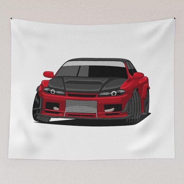 Item preview, Nissan S15 Silvia Red designed and sold by vektoranda.