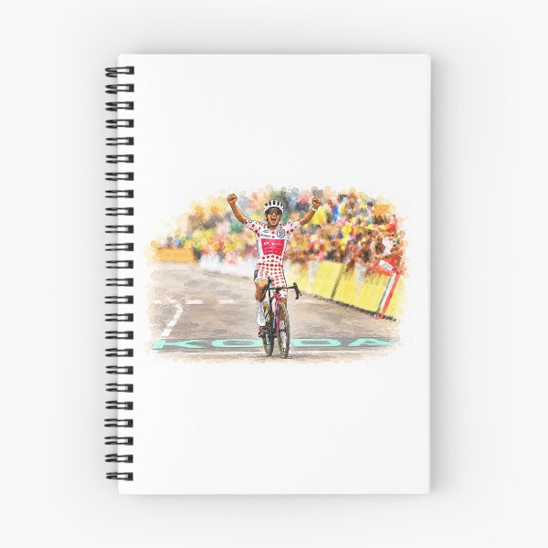Item preview, Richard carapaz tour de france polka dot jersey designed and sold by cyclingmania.