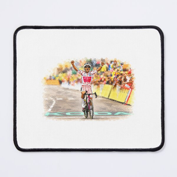 Item preview, Richard carapaz tour de france polka dot jersey designed and sold by cyclingmania.