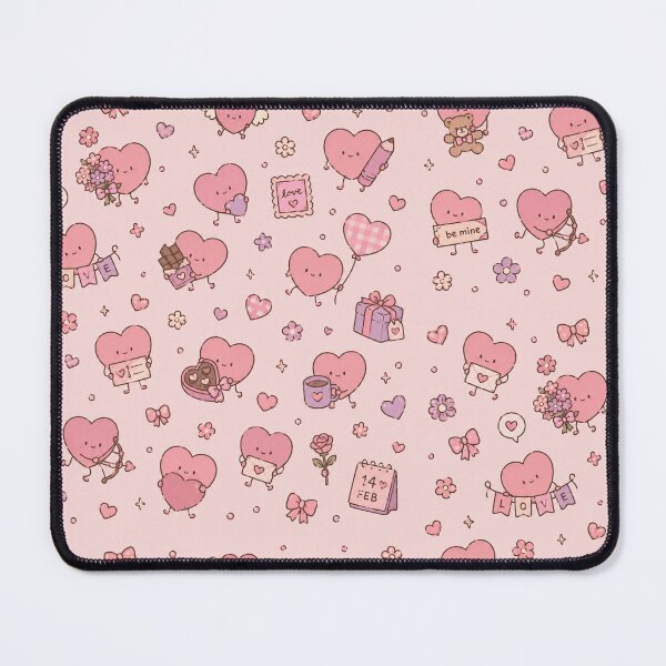 Item preview, A cute whimsical valentines day themed pattern designed and sold by ellinnur.