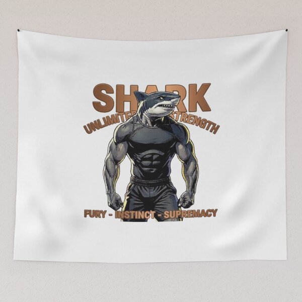 Item preview, SHARK - UNLIMITED STRENGTH designed and sold by The best online style shop.