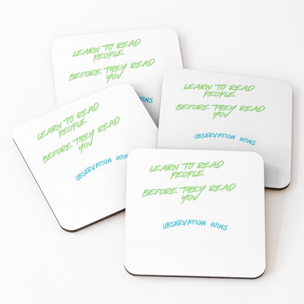Item preview, earn to Read People Before They Read You | Observation Wins Motivational Design designed and sold by FusionOfTrends.