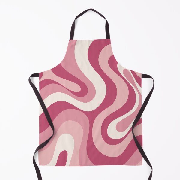 Item preview, Liquid Swirl Retro Abstract in pinks tones, Light Blush, Cream, and White designed and sold by Differenceee.