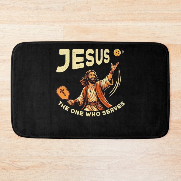 Item preview, Jesus The One Who Serves Funny Pickleball  designed and sold by studio-ssaam.