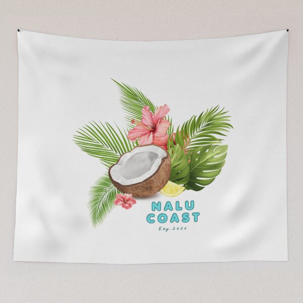 Item preview, Tropical Coconut Surf Design | Hawaiian Beach Aesthetic  designed and sold by Nalu Coast.