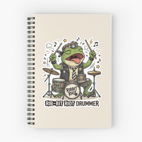 Item preview, Ribbit Riot Drummer designed and sold by Safe Haven Pets.