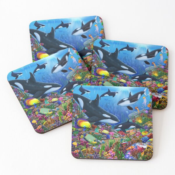 Item preview, Orca's of the Ocean designed and sold by GeraldNewtonArt.