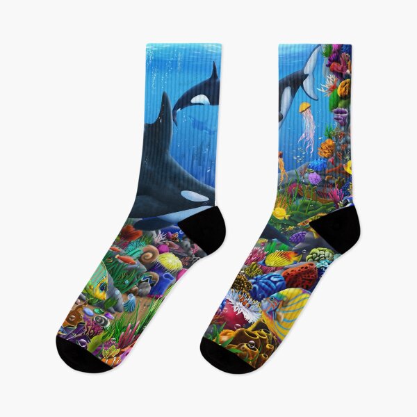Item preview, Orca's of the Ocean designed and sold by GeraldNewtonArt.