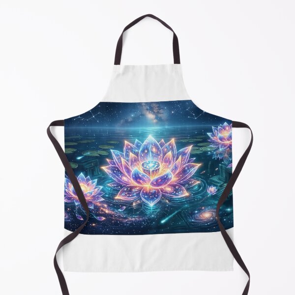 Item preview, Ethereal Cosmic Lotus of the Astral Lake - Visionary Art designed and sold by Duoluminis-luminko.