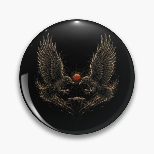 Item preview, Return With News — Norse Ravens Returning at Sunset designed and sold by OblivionRise.