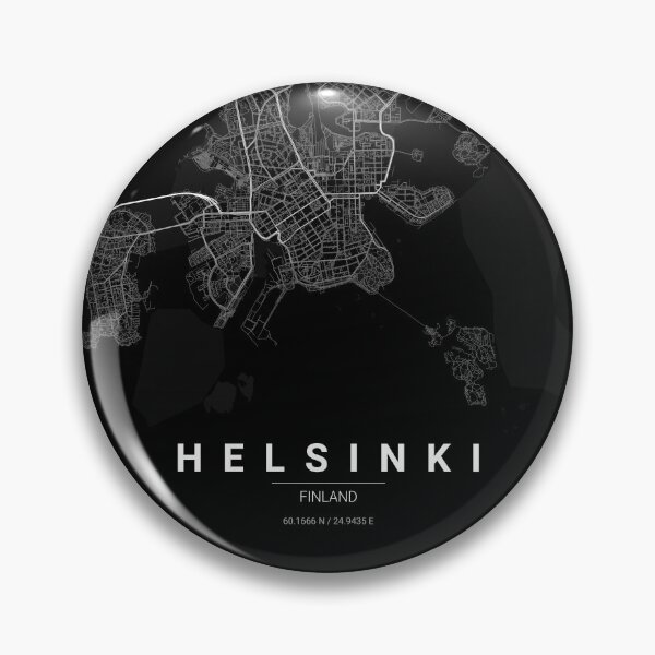 Item preview, Helsinki Map Print | Minimalist Noir City Map | Helsinki Wall Art Poster designed and sold by Lovely Maps.