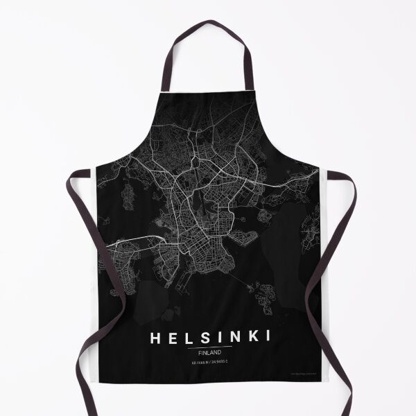 Item preview, Helsinki Map Print | Minimalist Noir City Map | Helsinki Wall Art Poster designed and sold by Lovely Maps.