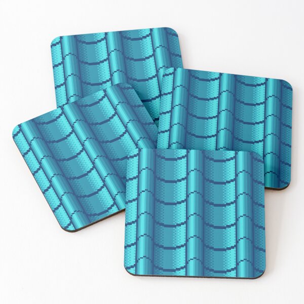 Item preview, Roof shingles pixelart pattern designed and sold by CyberphnxArtz.