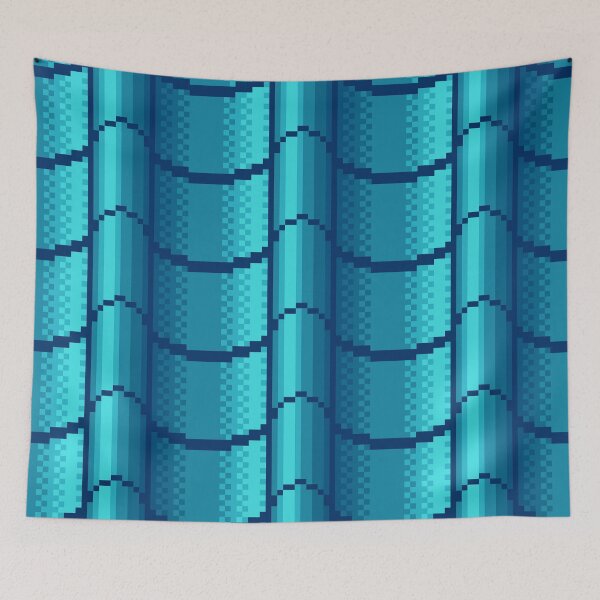 Item preview, Roof shingles pixelart pattern designed and sold by CyberphnxArtz.