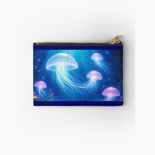 Item preview, Mystical Jellyfish in the Deep Blue designed and sold by waiko67-shop.