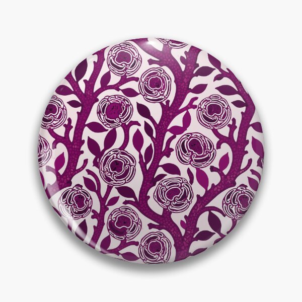 Item preview, Purple Art Deco Floral designed and sold by Reinvented Decors.