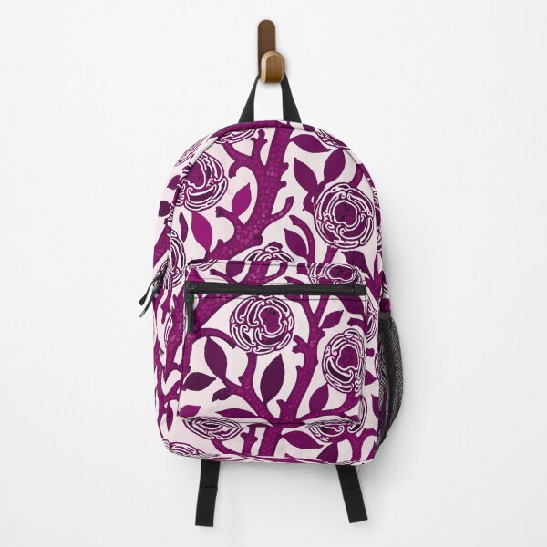 Item preview, Purple Art Deco Floral designed and sold by Reinvented Decors.