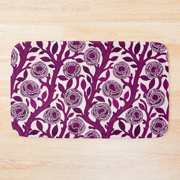 Item preview, Purple Art Deco Floral designed and sold by Reinvented Decors.