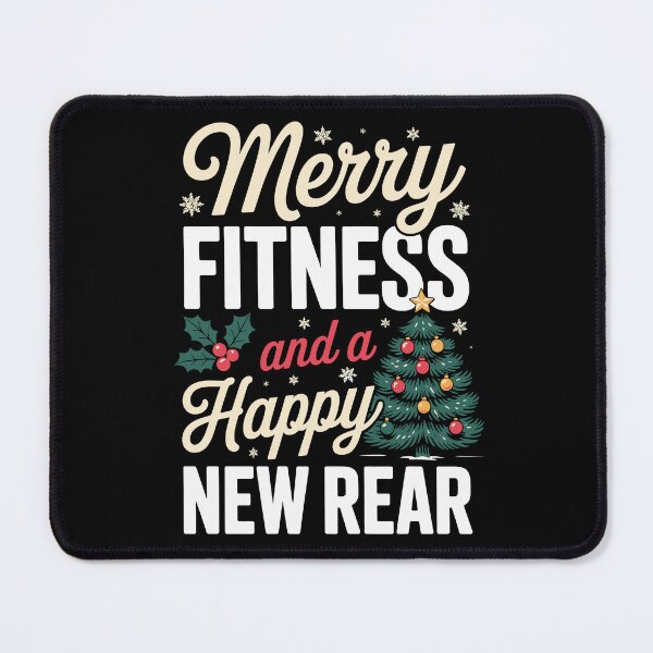 Item preview, Merry FITNESS and a Happy NEW REAR designed and sold by jkrphoto.